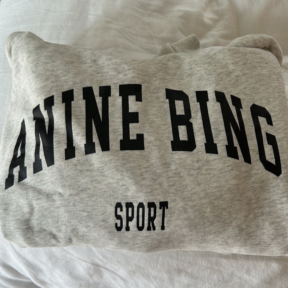 Anine bing sport hoodie size large